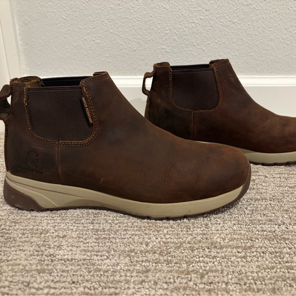 SOLD Men’s size 9 Carhartt dark brown Force Romeo soft toe work boot